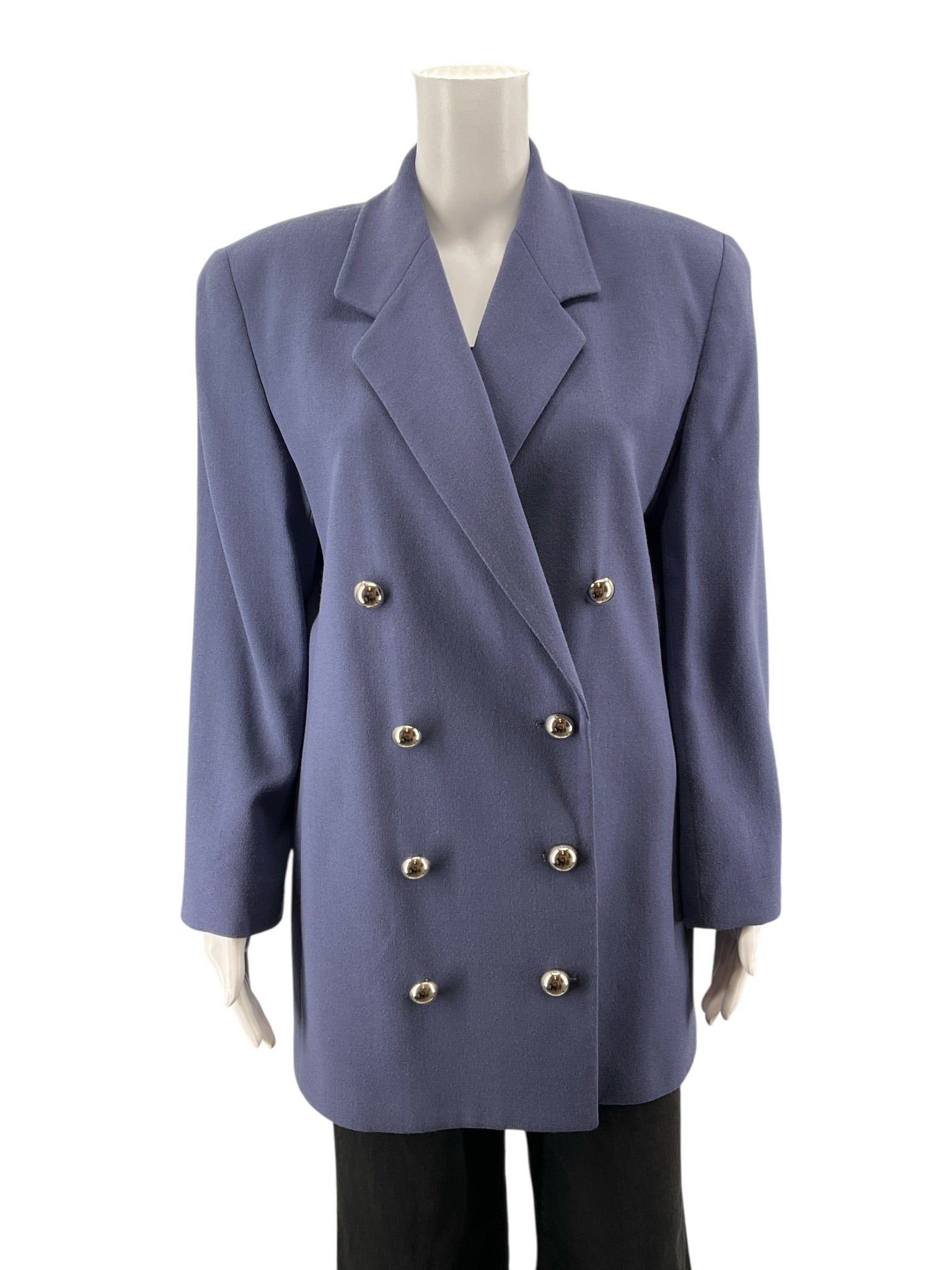 Ellen Tracy Blue Solid Pre-Owned Ladies Jacket - Size 12 - ONLINE ONLY