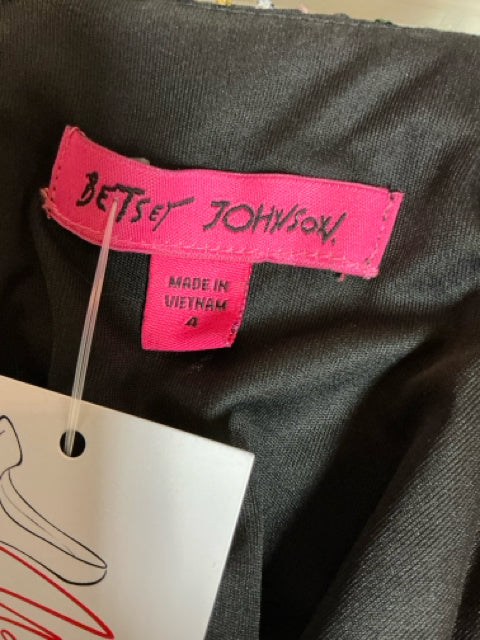 Betsey Johnson Multi Sequin T-Back Sheath Dress Size 4 Cocktail Party - ONLINE ONLY