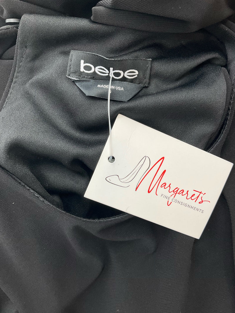 Bebe Black Solid Pre-Owned Ladies Dress - Size 6