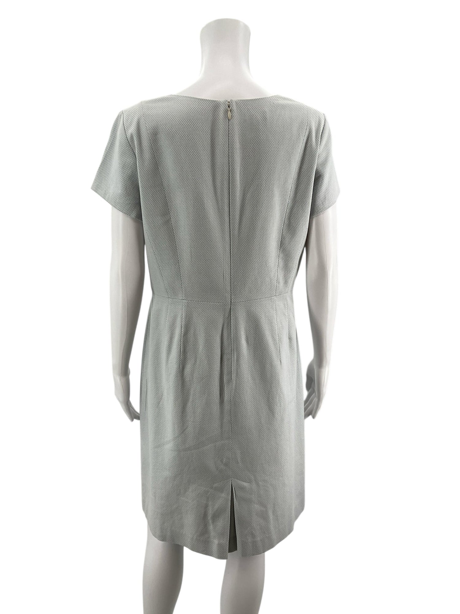 Talbots Baby Blue Solid Pre-Owned Ladies Dress - Size 12 Petite