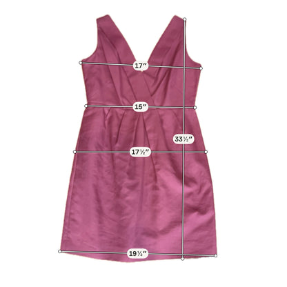 J Crew Size 8 mauve Solid Pre-Owned Ladies Dress