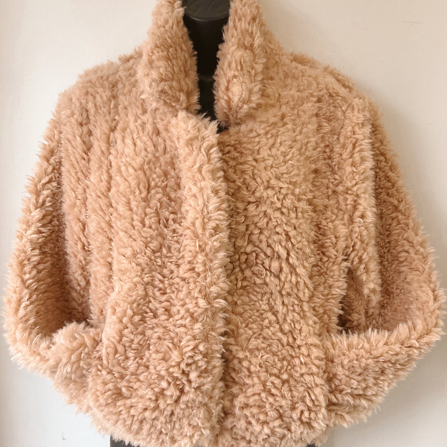 Blanknyc Size Medium Peach Fur Consignment Ladies Jacket