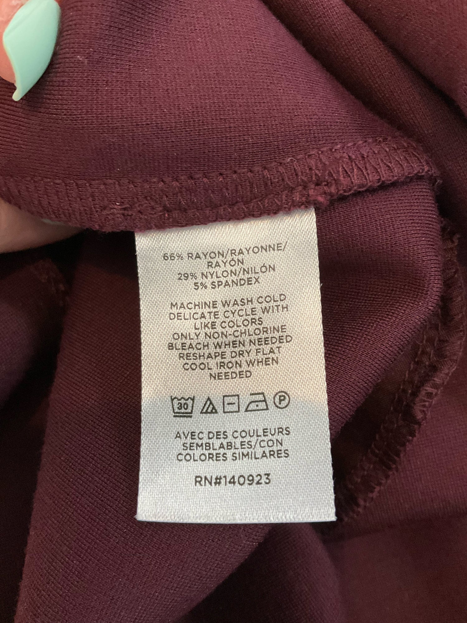 LOFT NWT Ponte Knit Shift Dress XXSP Maroon Burgundy Short Sleeve