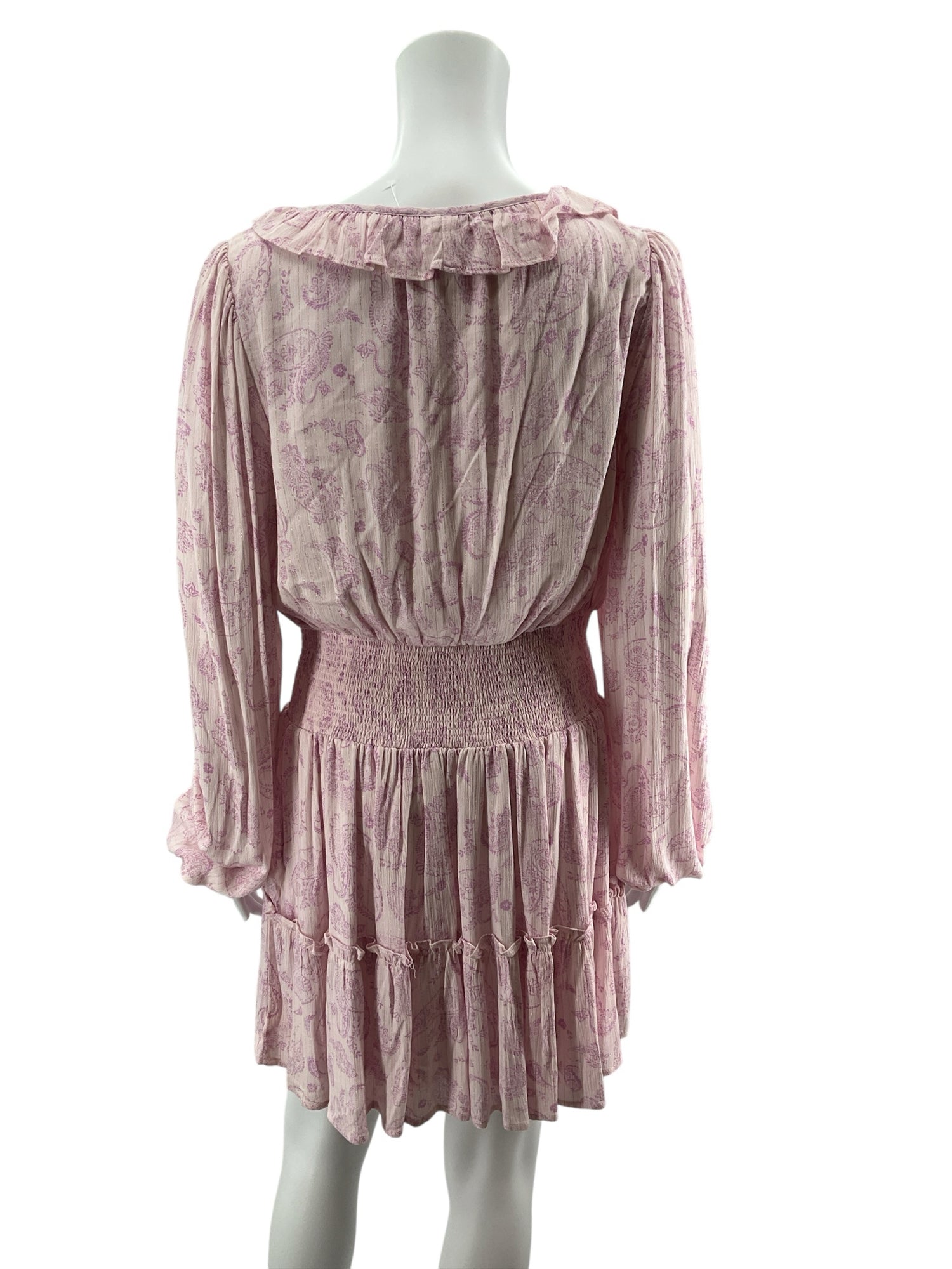 house of harlow Size M Pink Paisley Pre-Owned Ladies Dress