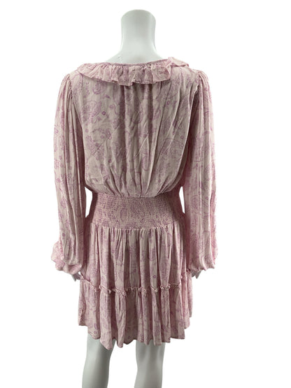 house of harlow Size M Pink Paisley Pre-Owned Ladies Dress