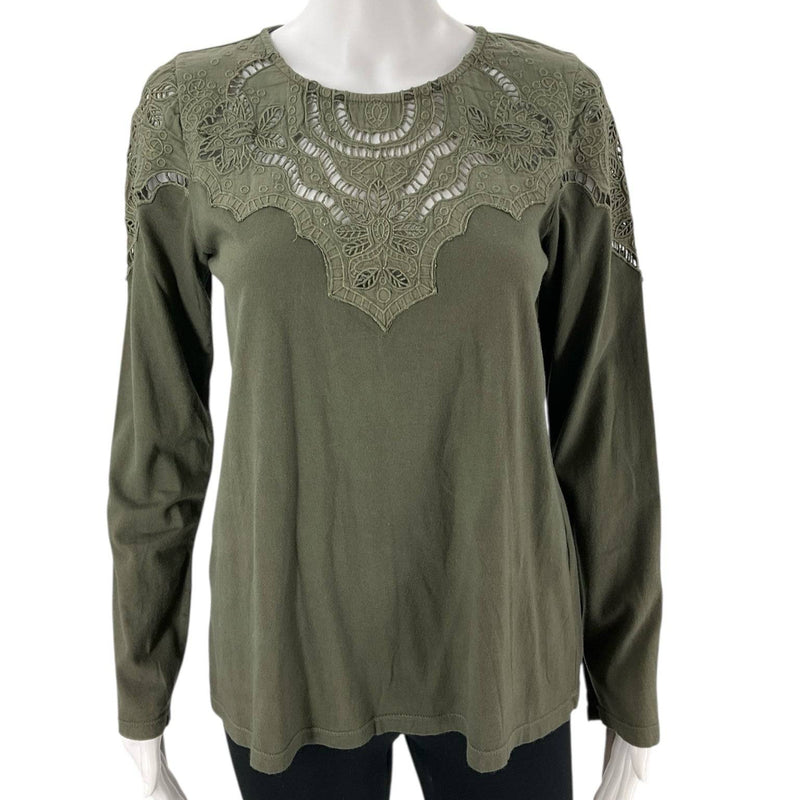 Sundance Olive Solid Pre-Owned Ladies New with Tags Top - Size XS - Margaret’s Fine Consignment