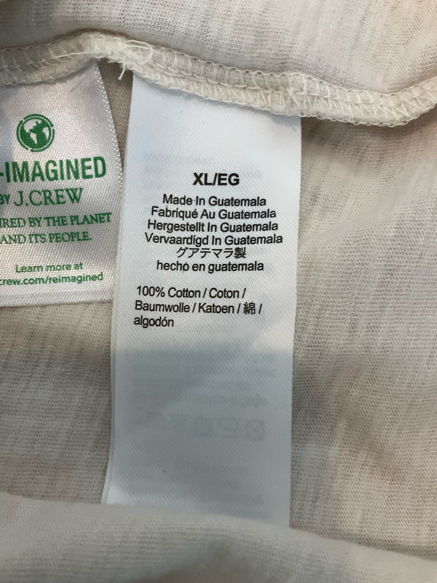 J.Crew Chelsea Flower Market NYC Graphic Tee Re-Imagined Cotton Top XL