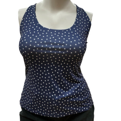 Vineyard Vines Navy/White Stars Pre-Owned Ladies Top - Size XL - Margaret’s Fine Consignment