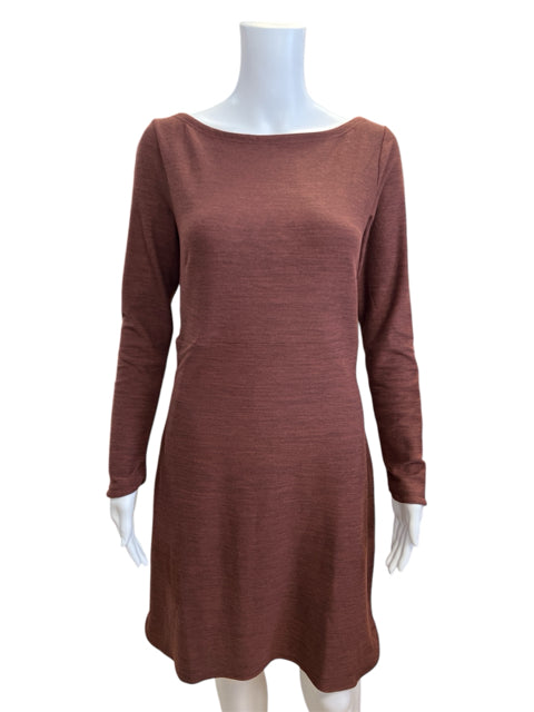 Toad & Co Size S Burnt Orange Heathered Pre-Owned Ladies Dress