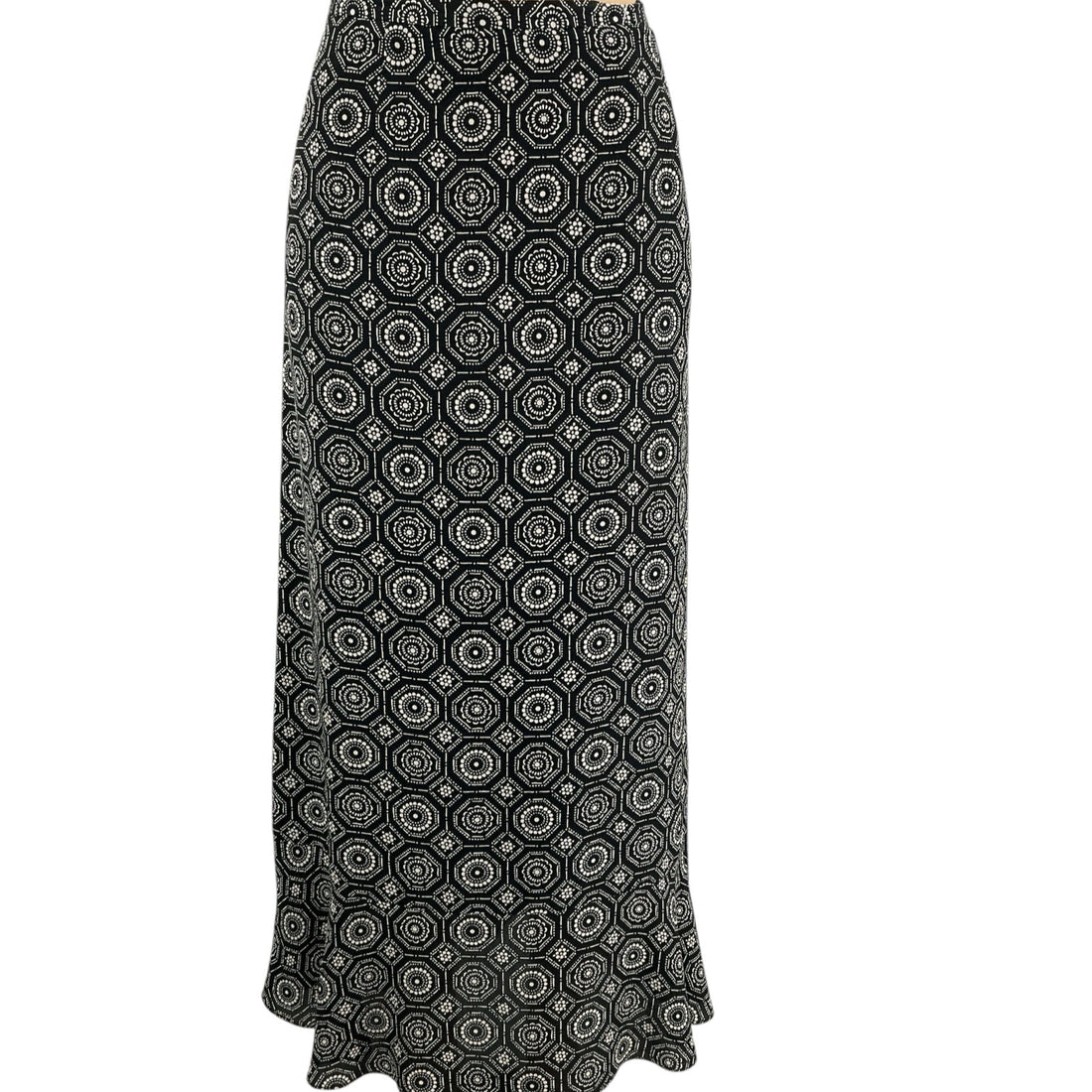Harolds black/tan Print Pre-Owned Ladies Skirt - Size 14 - Margaret’s Fine Consignment