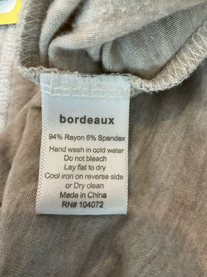 Bordeaux Anthropologie Striped V-Neck Tank Top | Size Small Petite