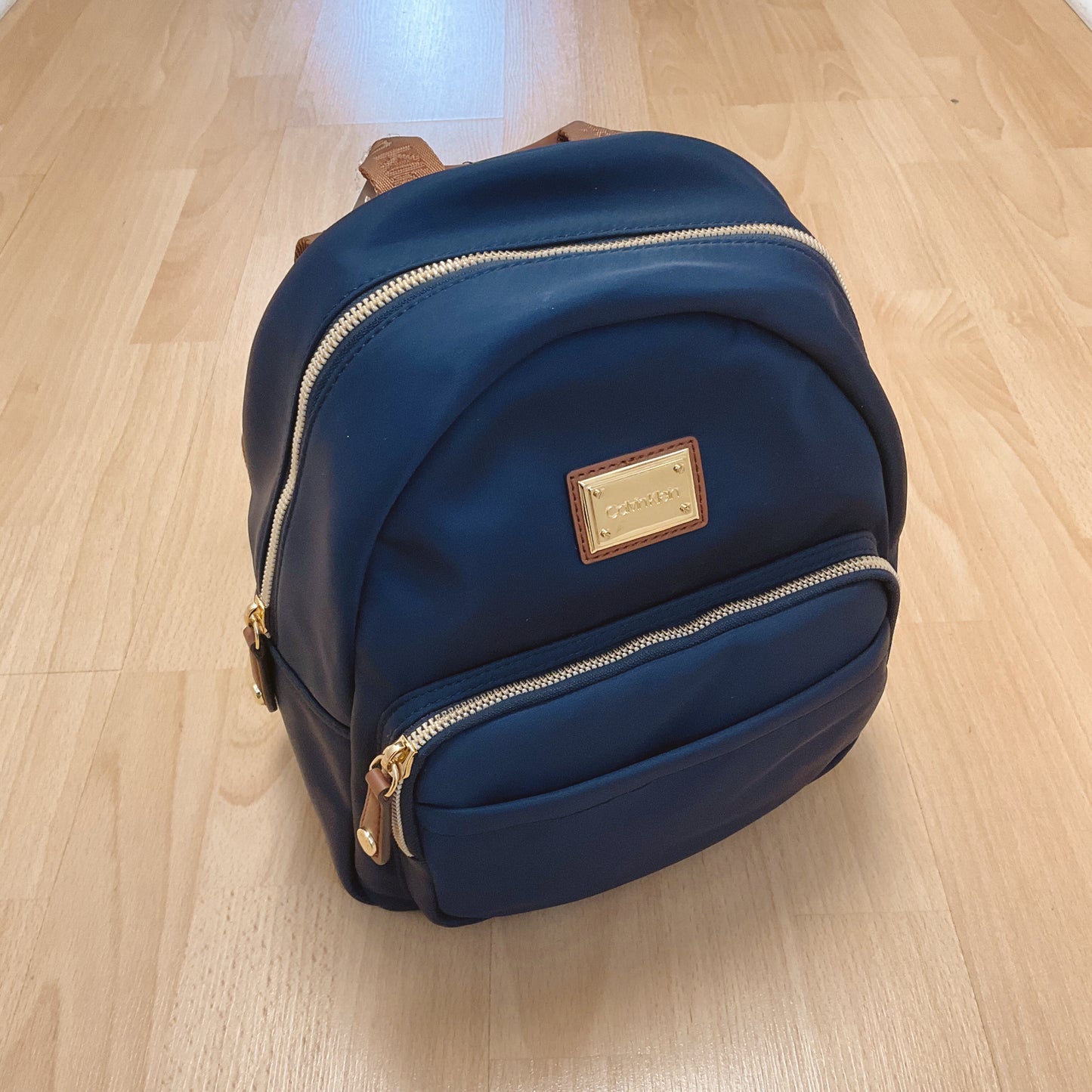 Calvin Klein Navy Solid Consignment Ladies Backpack