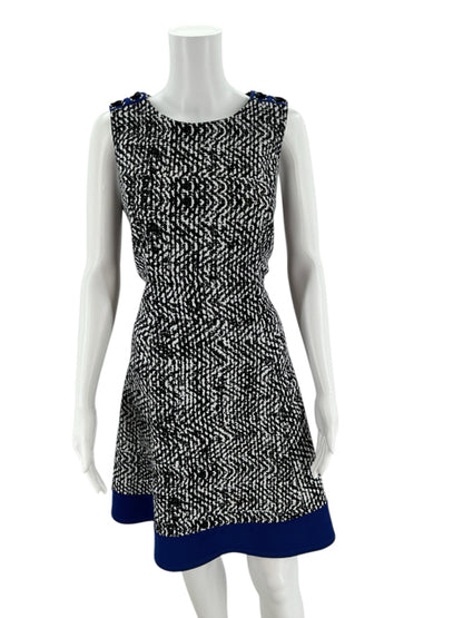Alyx White/Black Print Pre-Owned Ladies Dress - Size 16 Petite