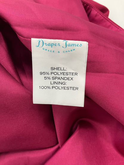 Draper James Burgundy Solid Pre-Owned Ladies Dress - Size 4