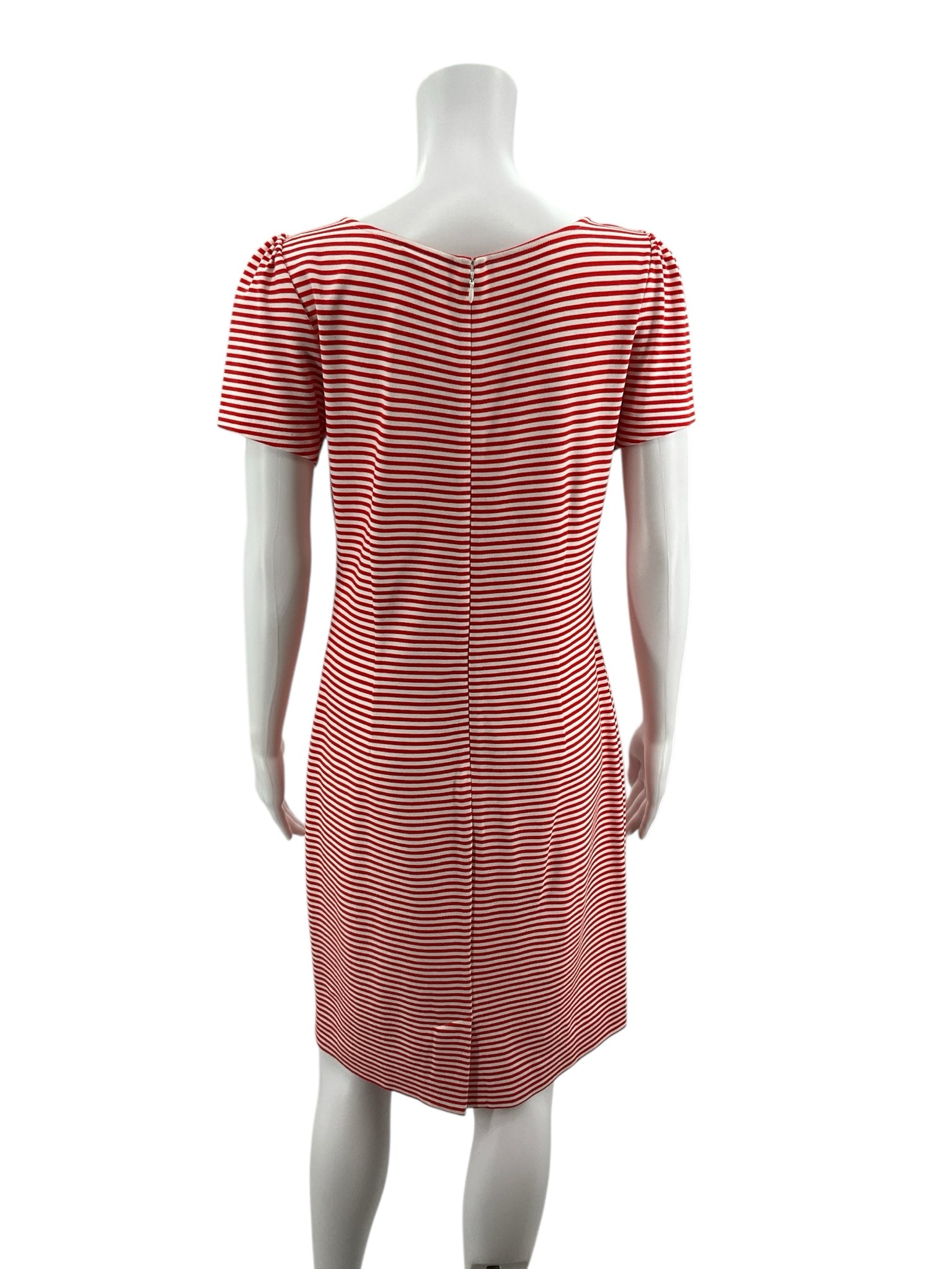 Ann Taylor Red &amp; White Striped Dress – Women’s Size 6 Petite - ONLINE ONLY