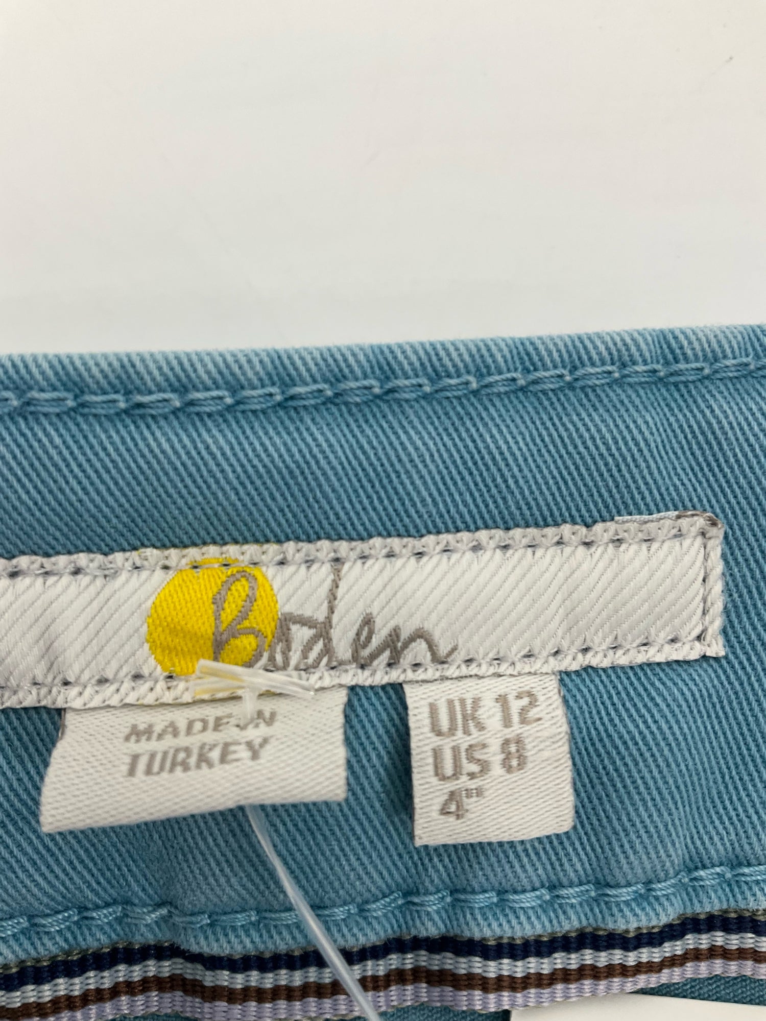 Boden Classic Blue Chino Shorts Size 8