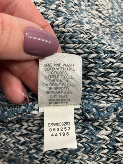 Pure Jill Blue/White Solid Pre-Owned Ladies Shrug - Size XS - Margaret’s Fine Consignment