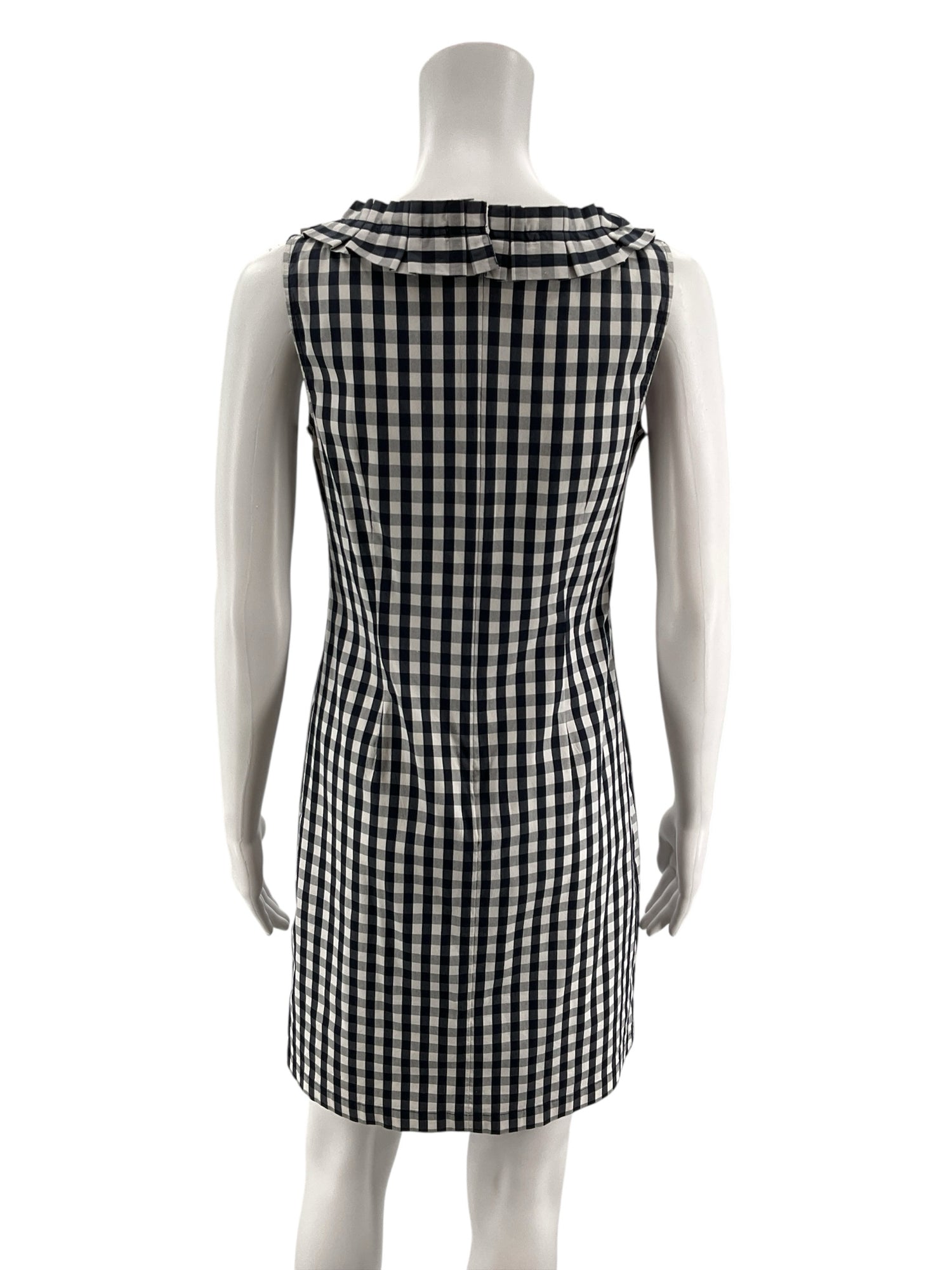 Talbots Petites Checkered Gingham Shift Dress | Size 4P Black &amp; White- ONLINE ONLY