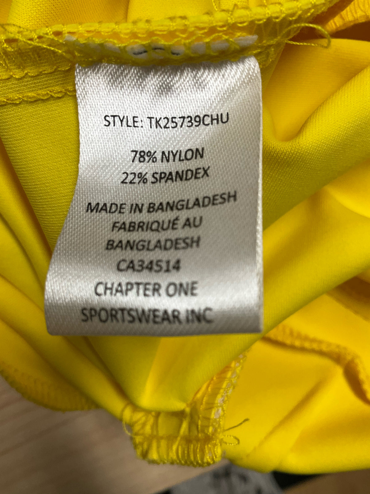 JEL Atelier Yellow Tech Stretch Cropped Capri Pants Size L - ONLINE ONLY