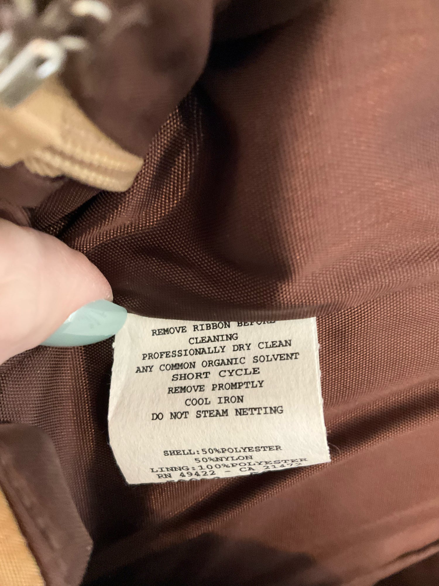 Jessica McClintock bronze/brown Dress Bronze Strapless Taffeta Embroidered Cocktail Dress Size 12 - Size 12
