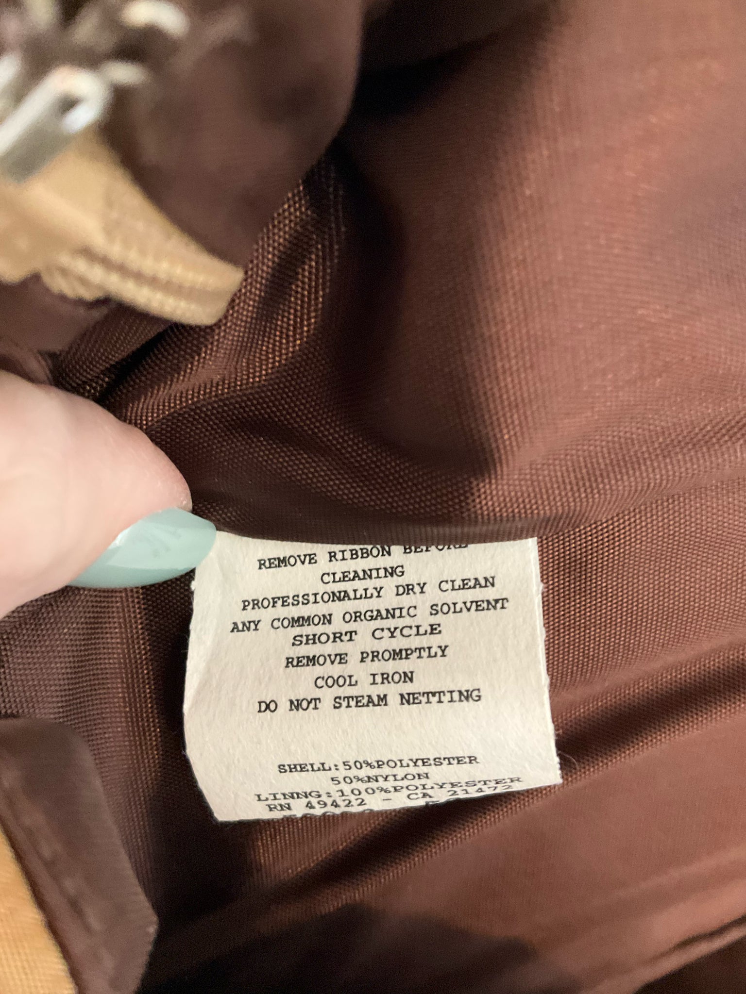 Jessica McClintock bronze/brown Dress Bronze Strapless Taffeta Embroidered Cocktail Dress Size 12 - Size 12