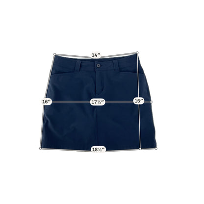Eddie Bauer Size 4 Navy Solid skort