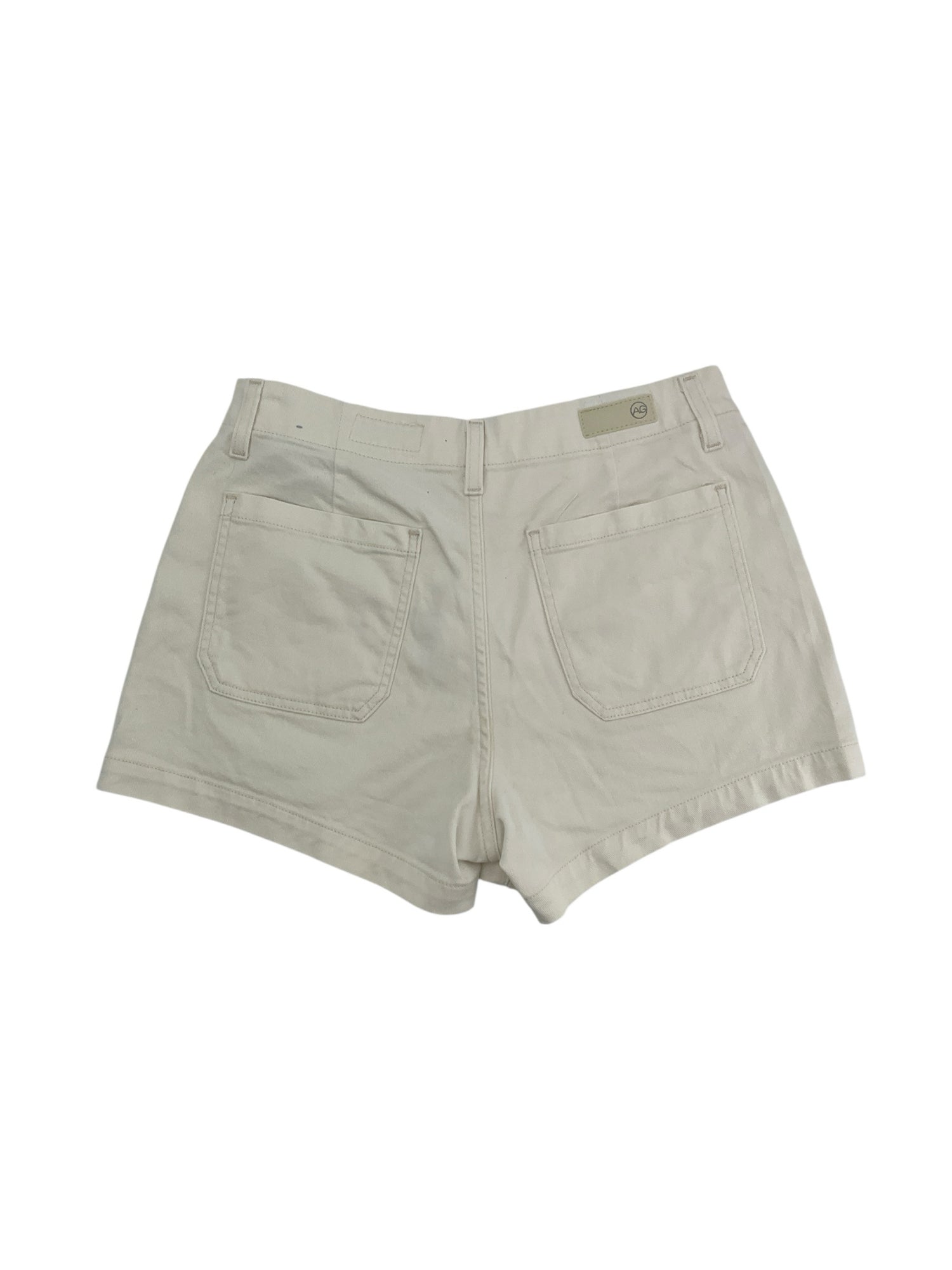 AG Adriano Goldschmied The Walker Short White Cotton Blend Size 6 / 28