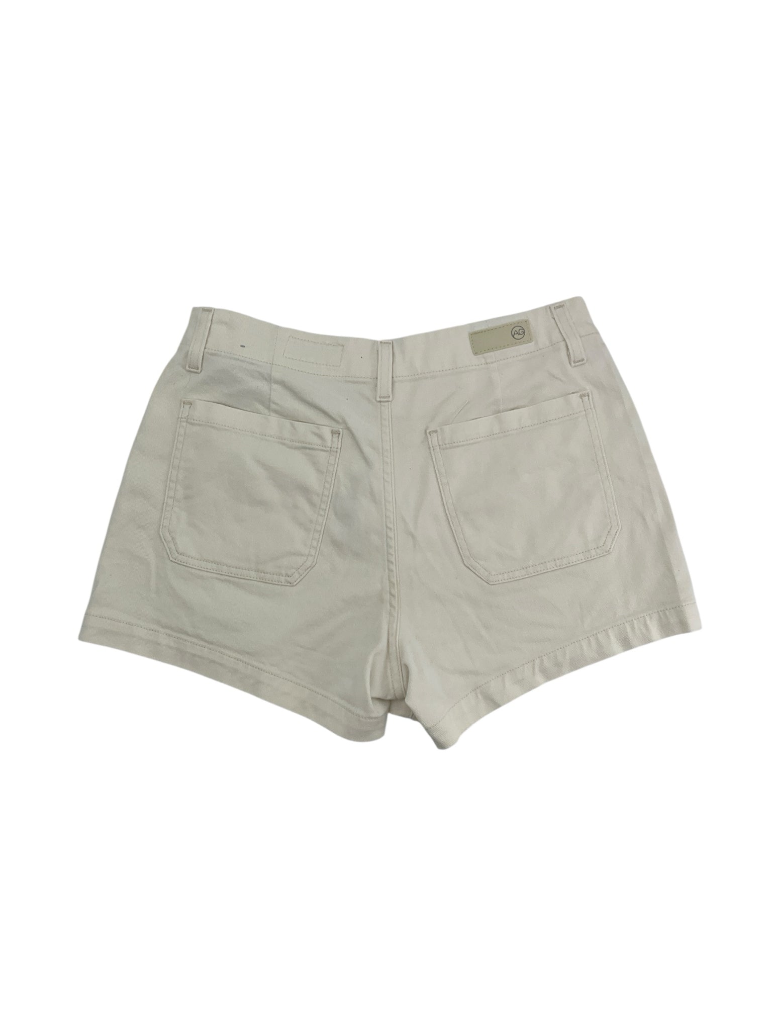 AG Adriano Goldschmied The Walker Short White Cotton Blend Size 6 / 28
