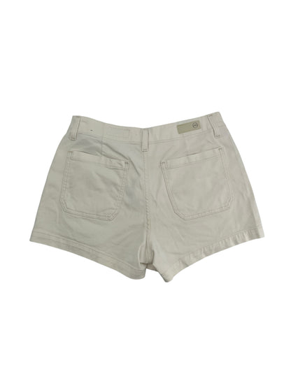 AG Adriano Goldschmied The Walker Short White Cotton Blend Size 6 / 28