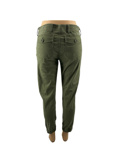 cabi Olive Pant Expedition Jogger Pants Size 4 Olive Green Cargo Utility Style 5076 - Size 4