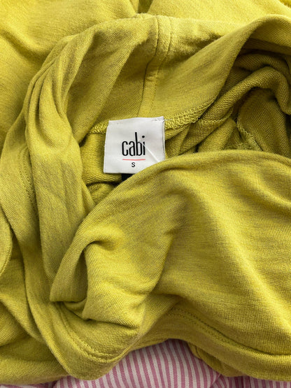 Cabi - pea green Solid Pre-Owned Ladies Casual Top - Size S