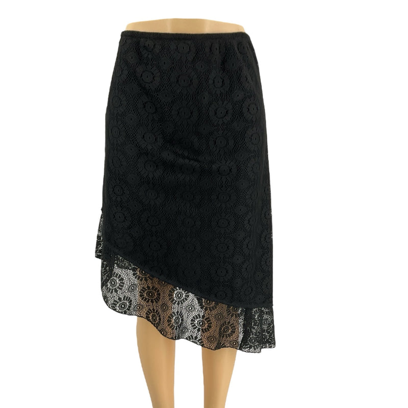 Hand Jive Black Lace Pre-Owned Ladies New with Tags Skirt - Size Large - Margaret’s Fine Consignment