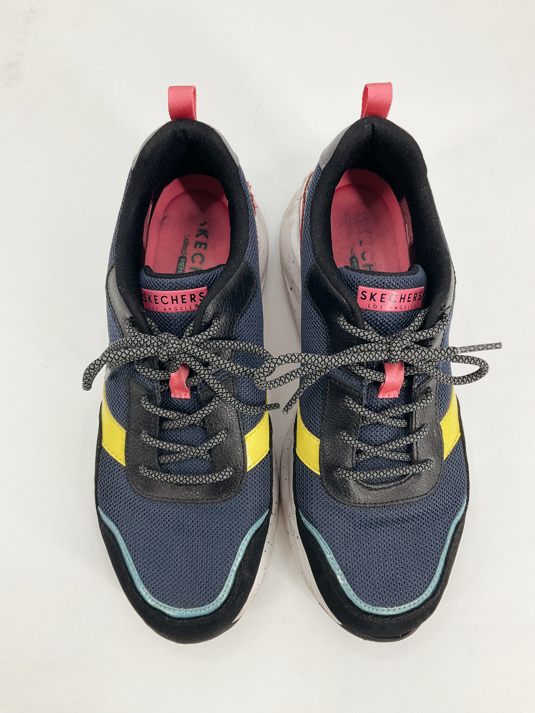 Skechers Navy Color Block Sneakers - Size 9