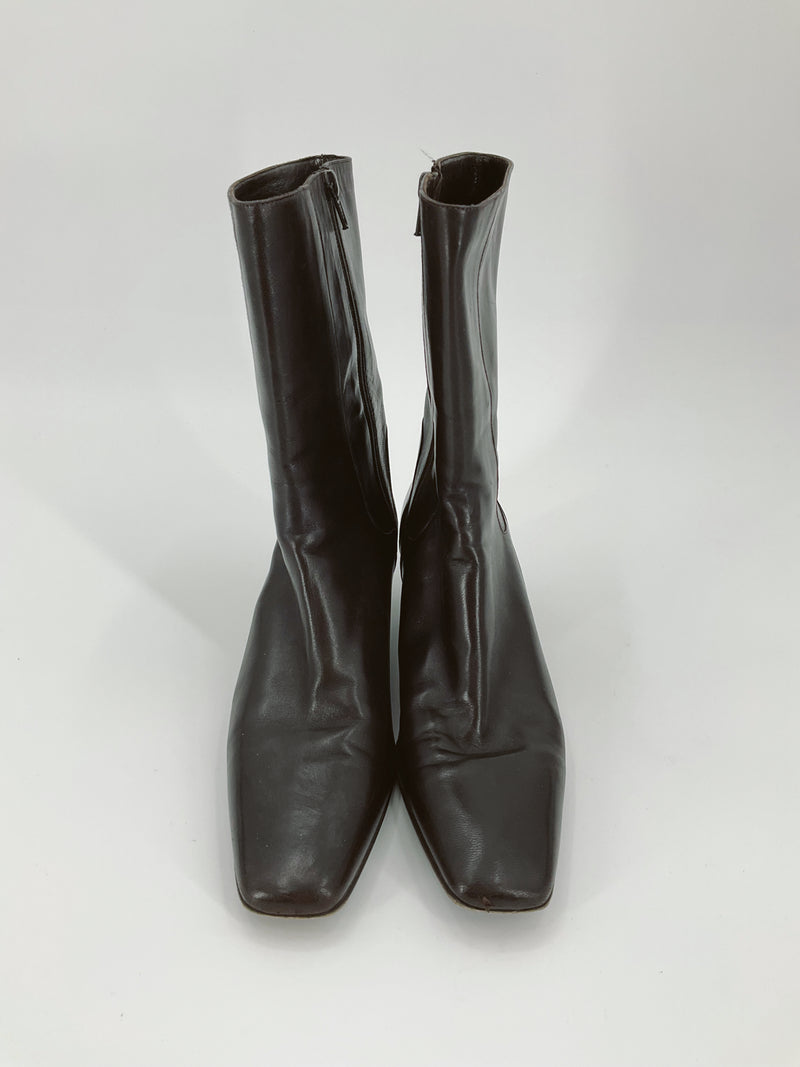 Cole Haan Brown Solid Pre-Owned Ladies Boots - Size 10