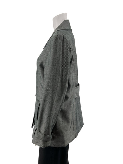 Robert Louis Gray/Black Stripe Pre-Owned Ladies Jacket - Size Large