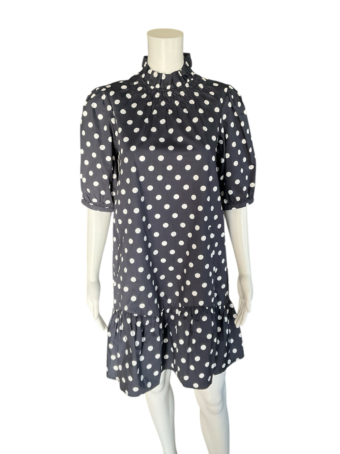 Tyler Boe - navy/white Polka Dot Pre-Owned Ladies New With Tags Dress Size XS