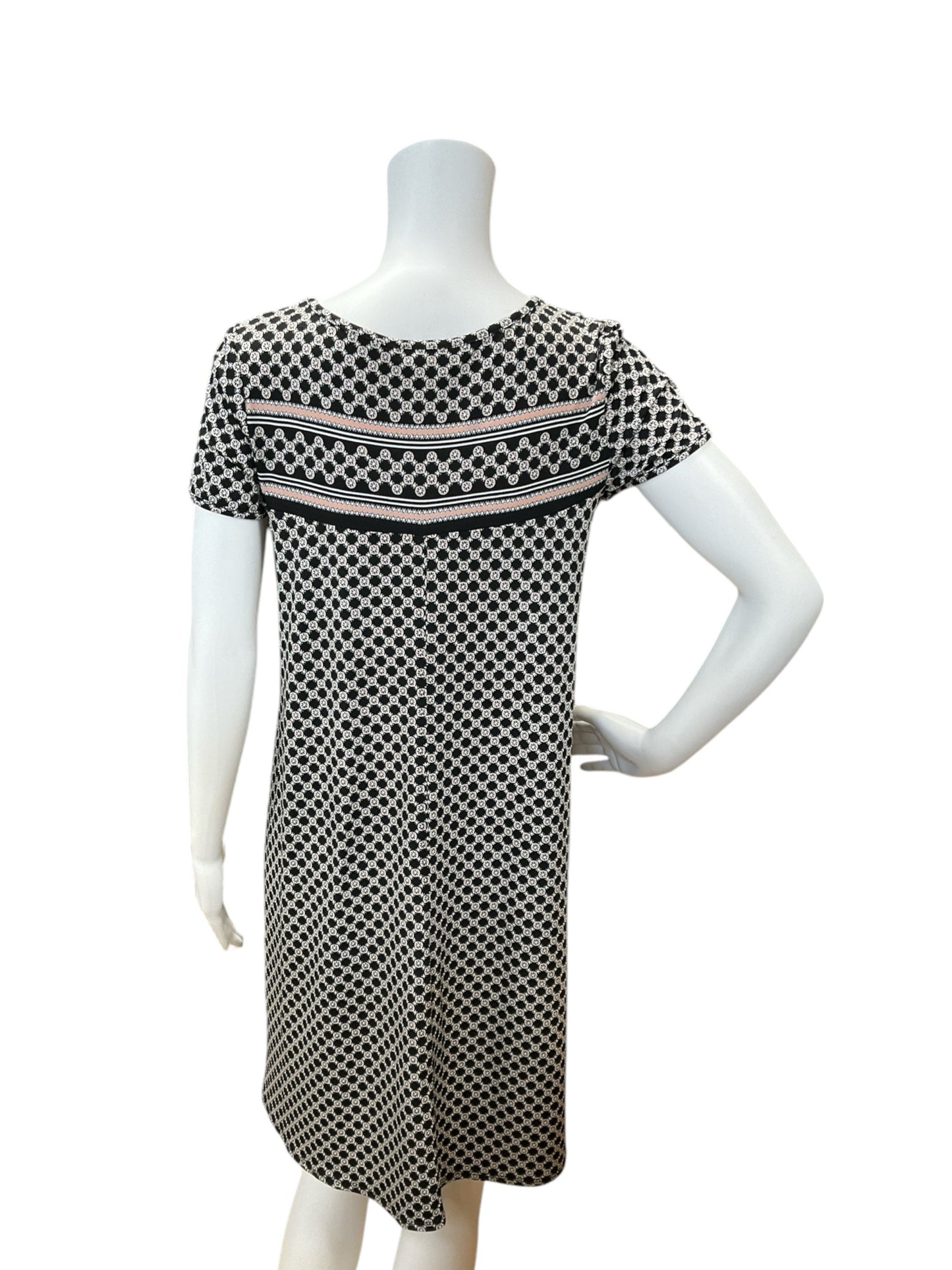 Max Studio Black/White Print Dress Size XS