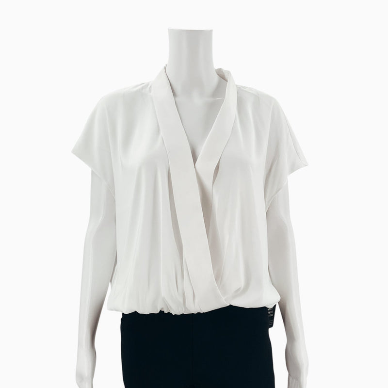 Express White Short Sleeve Bodysuit – Size XL, New with Tags - Margaret’s Fine Consignment