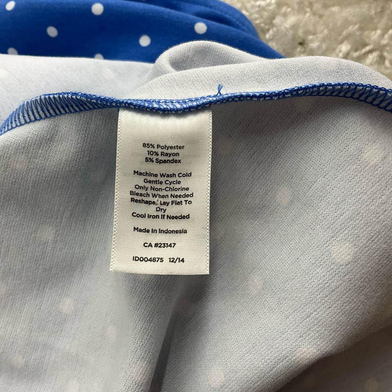Talbots Blue/White Polka Dot Pre-Owned Ladies Dress - Size 3X - Margaret’s Fine Consignment