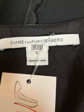 Diane von Furstenberg Tan/black Fit and Flare DVF Animal Print Wool Silk Flare Dress Size 0 - Size 0