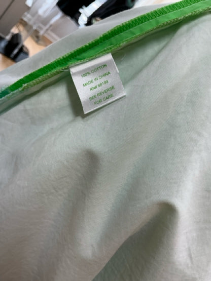 Lilly Pulitzer Aqua/White Lace Pre-Owned Ladies Dress - Size 12