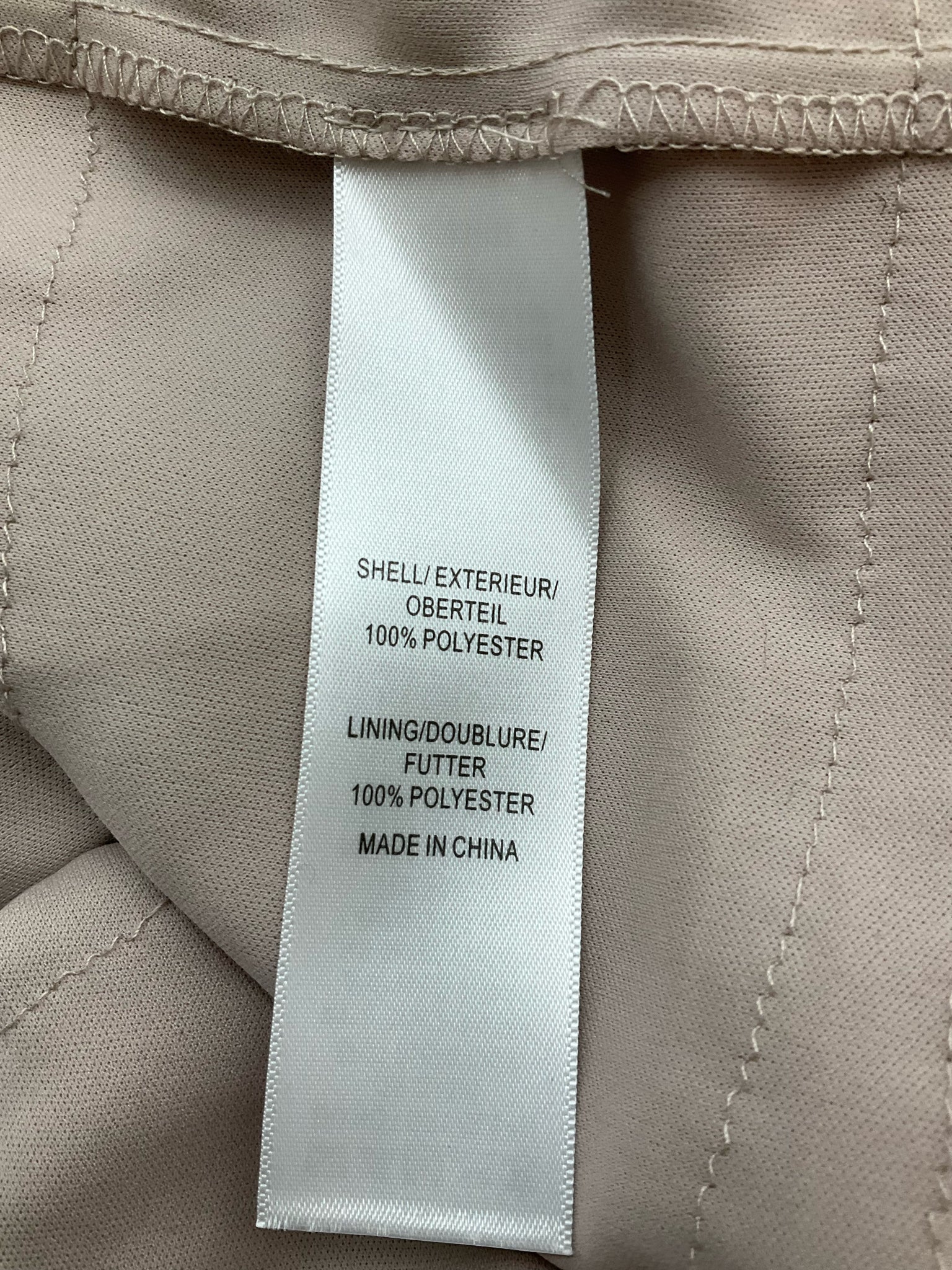 Adrianna Papell taupe ruffle ladies dress size 6, featuring elegant ruffles and a stylish silhouette.