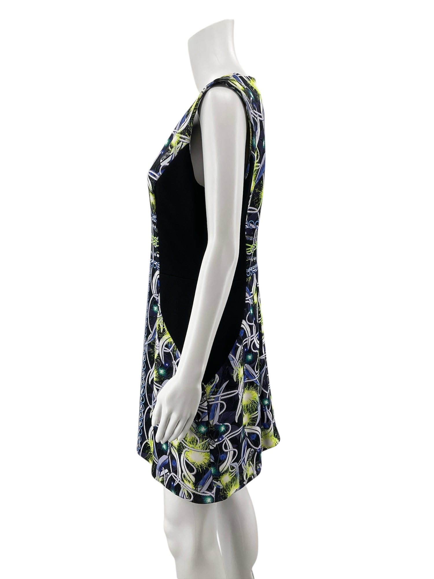 Peter Pilotto Pallas Chain Print Jacquard Dress UK 14 US 10