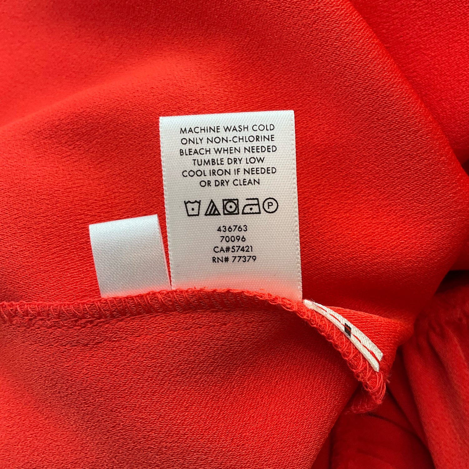 Ann Taylor Orange Flutter Sleeve Keyhole Peplum Blouse Size XS