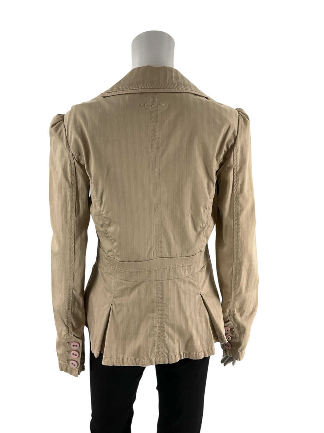 DKNY Jeans Khaki Solid Pre-Owned Ladies Jacket - Size Medium - Margaret’s Fine Consignment