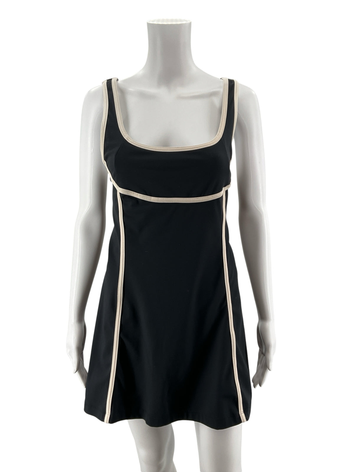 Daily Practice by Anthropologie Contrast-Trim Athleisure Mini Dress Size Large - ONLINE ONLY