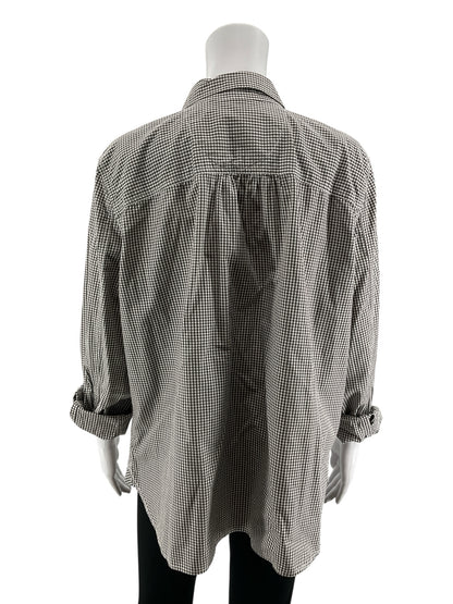 Lauren Ralph Lauren Jeans Co. Brown Gingham Checkered Button-Down Shirt XL