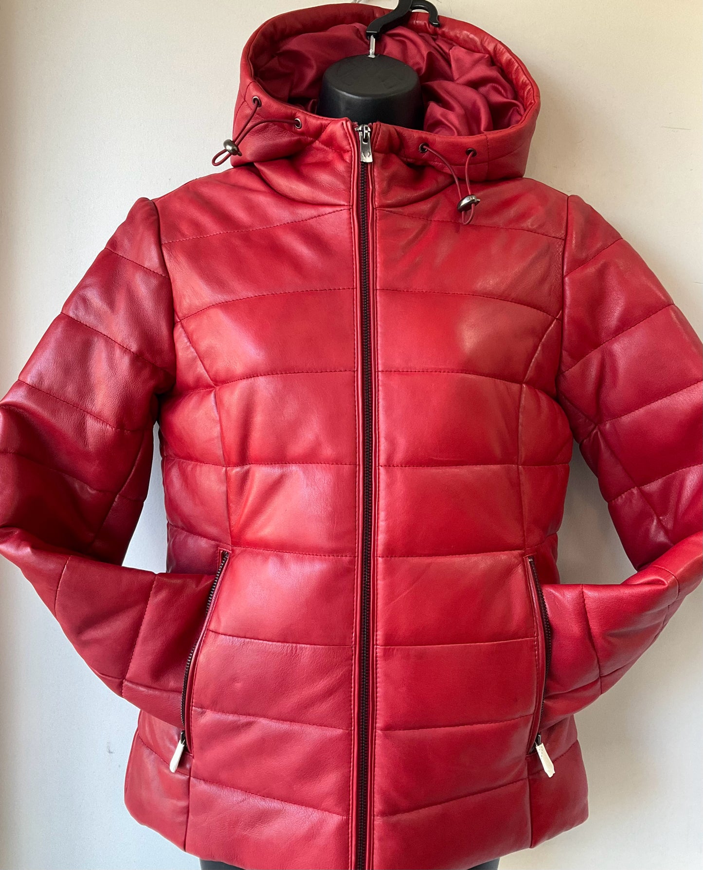 Bod & Christensen Size S Red Solid Pre-Owned Jacket