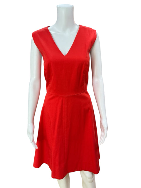 Draper James Grace & Charm Red V-Neck Fit & Flare Dress