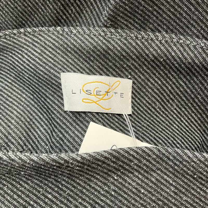 Lisette Black/Gray Stripe Pre-Owned Ladies Pants - Size 6 - Margaret’s Fine Consignment